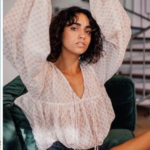 DAUGHTERS OF INDIA Rashmi Blouse ~ Cinnamon